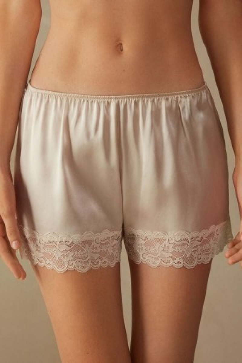 Intimissimi Silk Shorts Natural | SDKVO32617